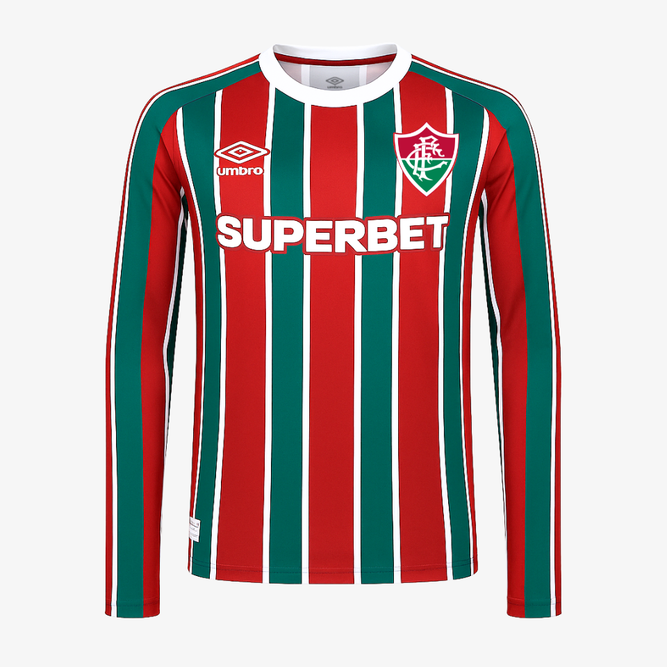 Camisa Fluminense 2025/26 I Manga Longa