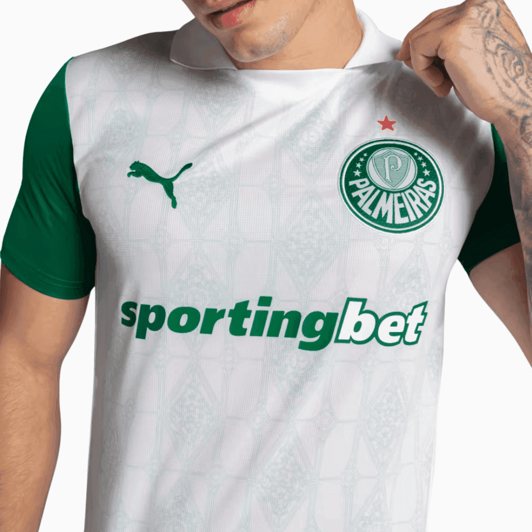 Camisa Puma Palmeiras 2025/26 II - PIQUEREZ N° 22