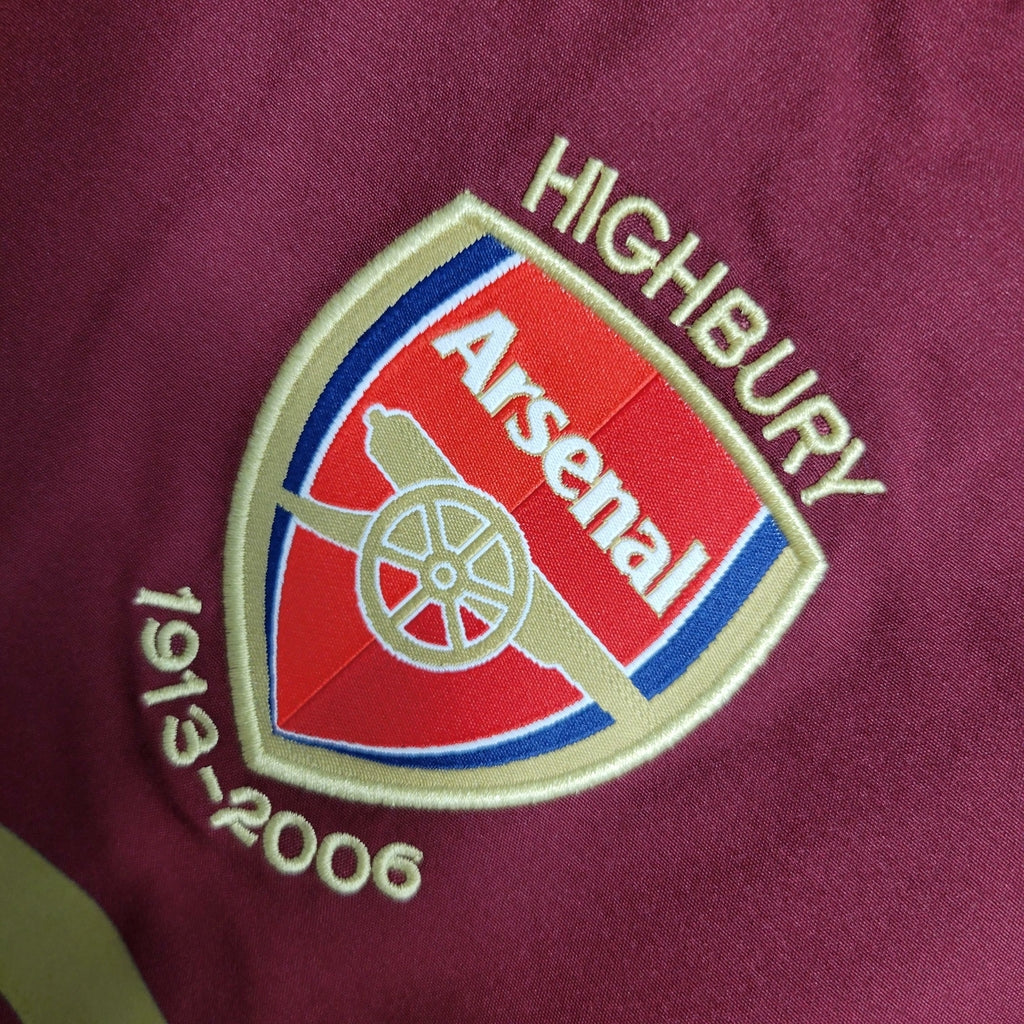 Camisa Arsenal I 2005/06 Manga Longa