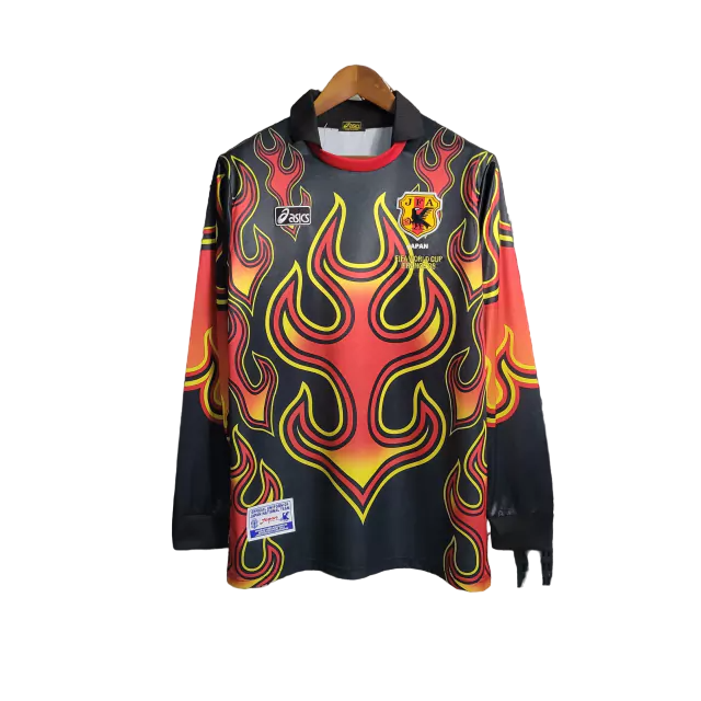 Camisa Japão Goleiro 1998 Manga Longa