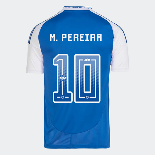 Camisa Cruzeiro 2025/26 I M. Pereira N° 10