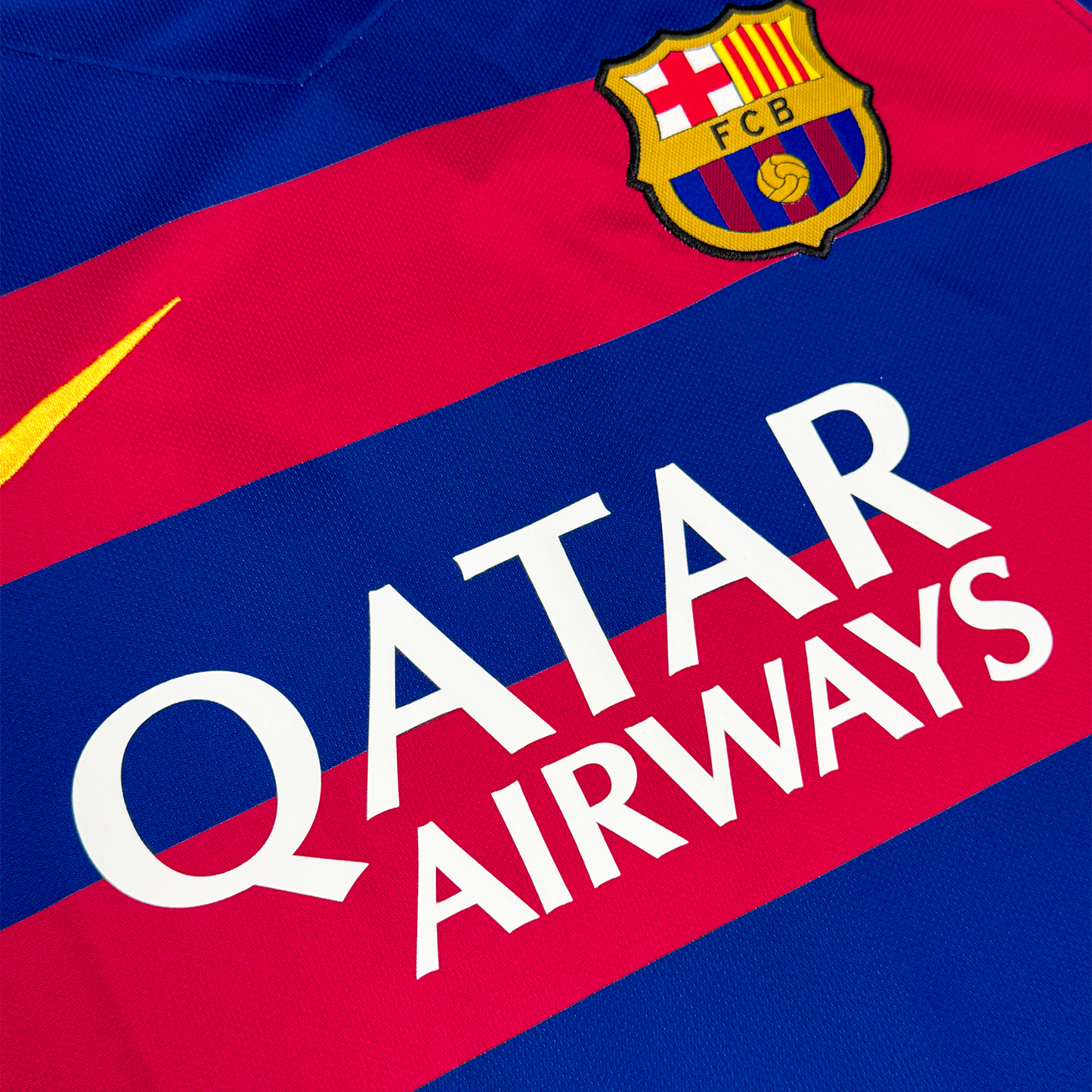 Camisa Barcelona I 2015/16 Manga Longa