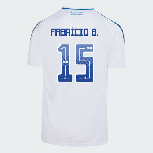 Camisa Cruzeiro 2025/26 II Fabricio B. N° 15