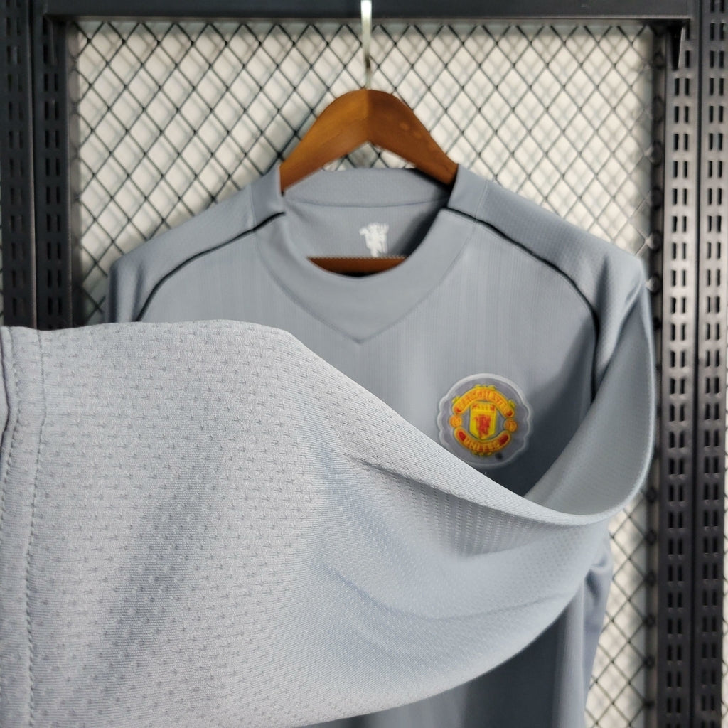 Camisa Manchester United Goleiro 2007/08 Manga Longa