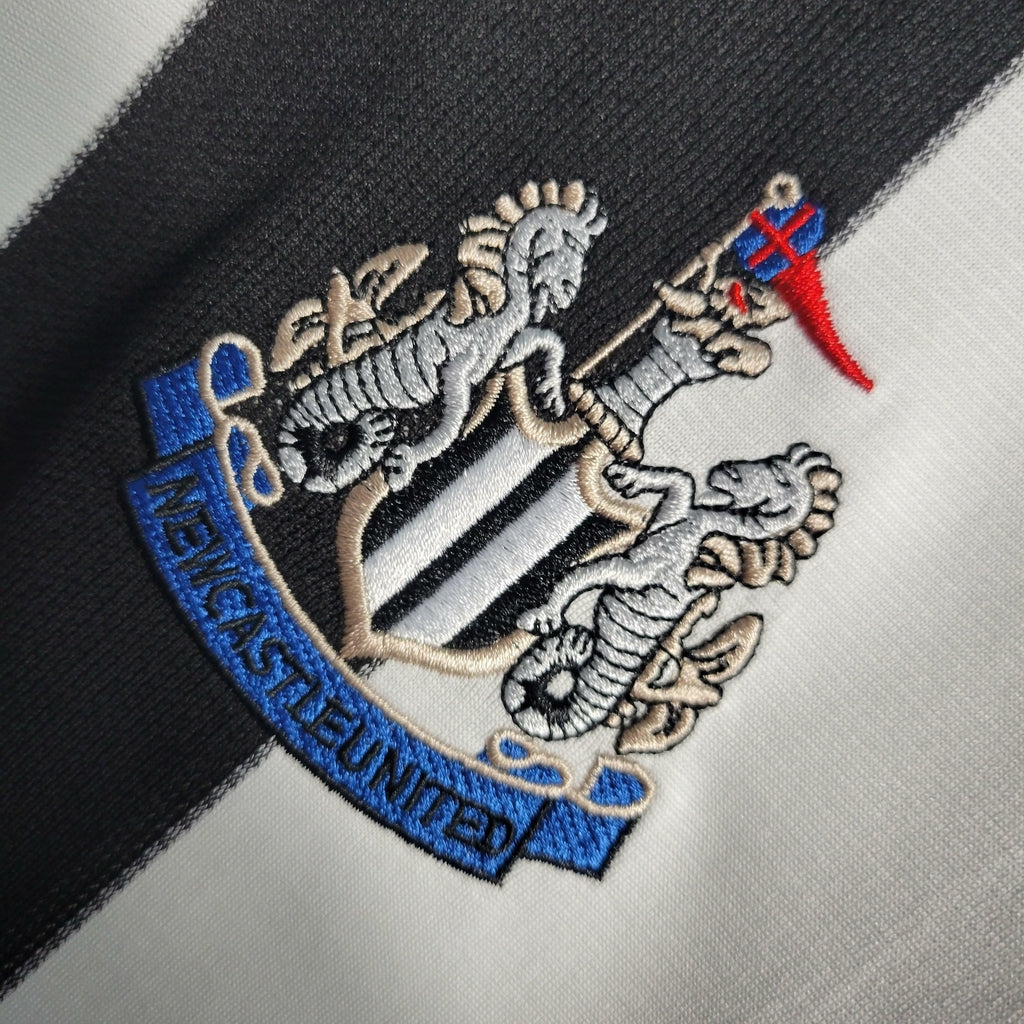 Camisa Newcastle I 1995/96 Manga Longa