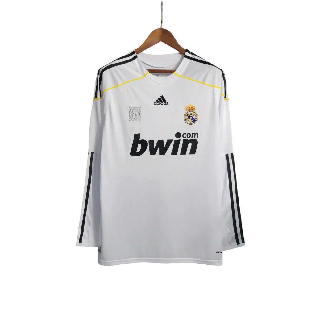 Camisa Real Madrid I 2009/10 Manga Longa