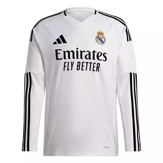 Camisa Real Madrid I 2024/25 Manga Longa